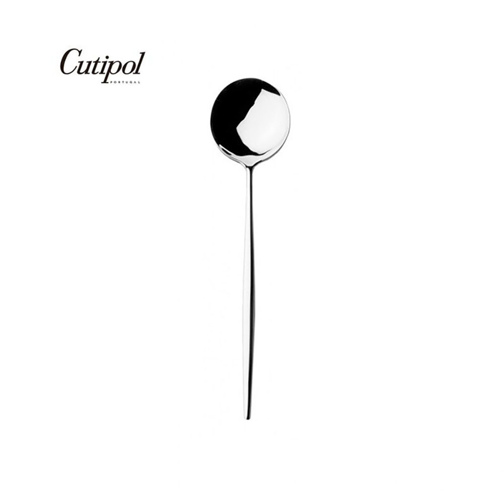 葡萄牙Cutipol MOON系列17CM點心匙 (亮銀)