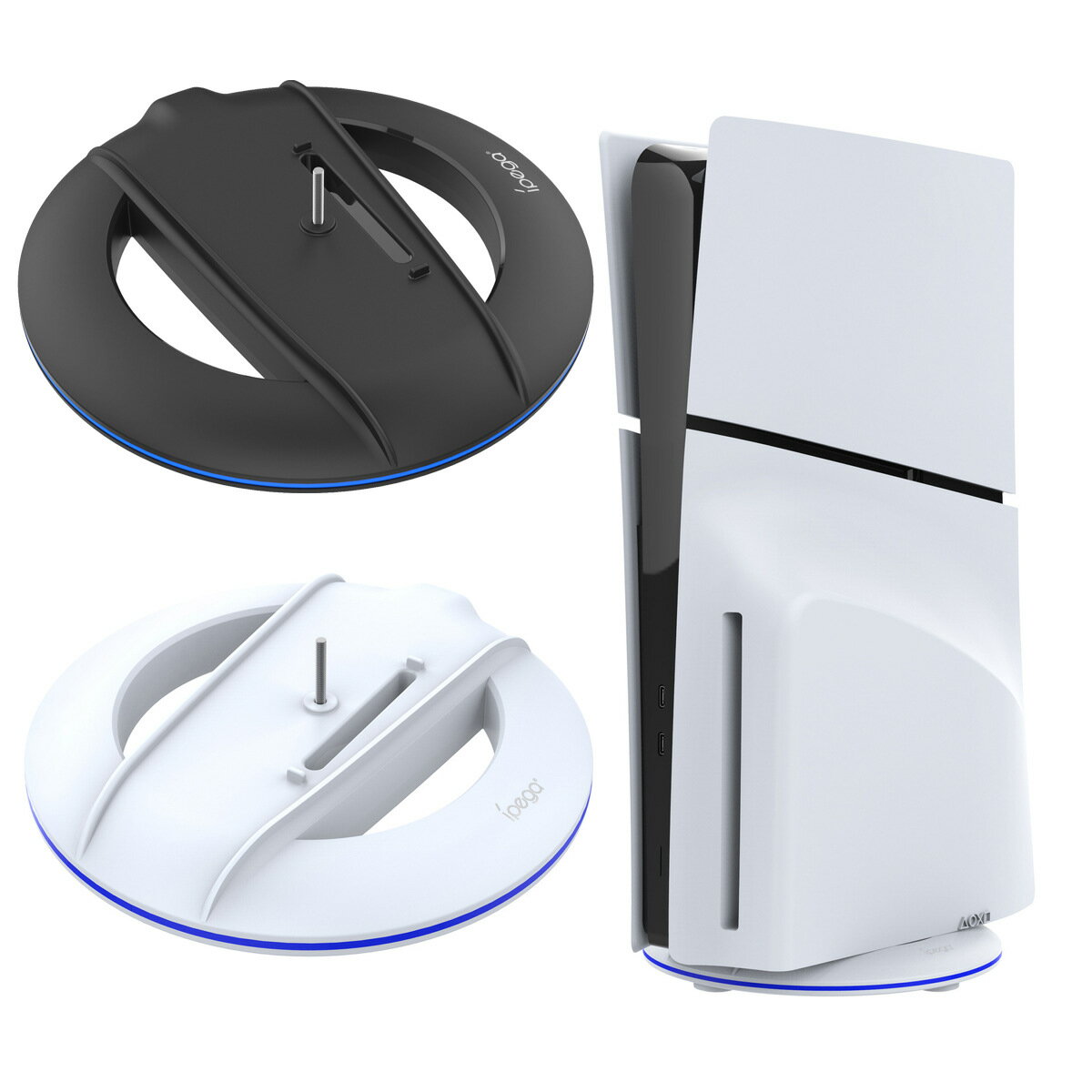 PS5 Pro主機垂直支架PS5 Slim光碟機版數位版底座支架 PGP5S025
