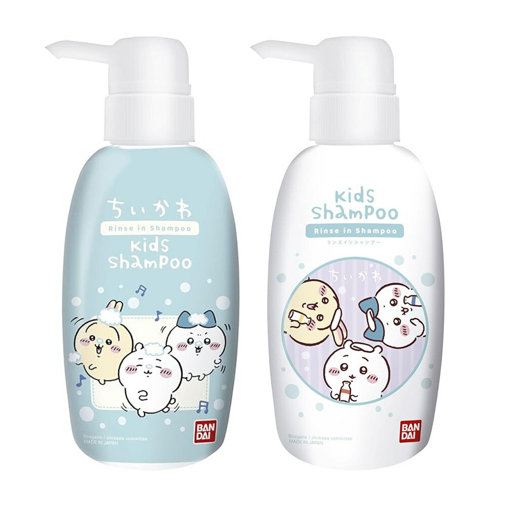 日本 BANDAI 兒童洗髮精 Chiikawa 吉伊卡哇/皂香 300ml 隨機包裝