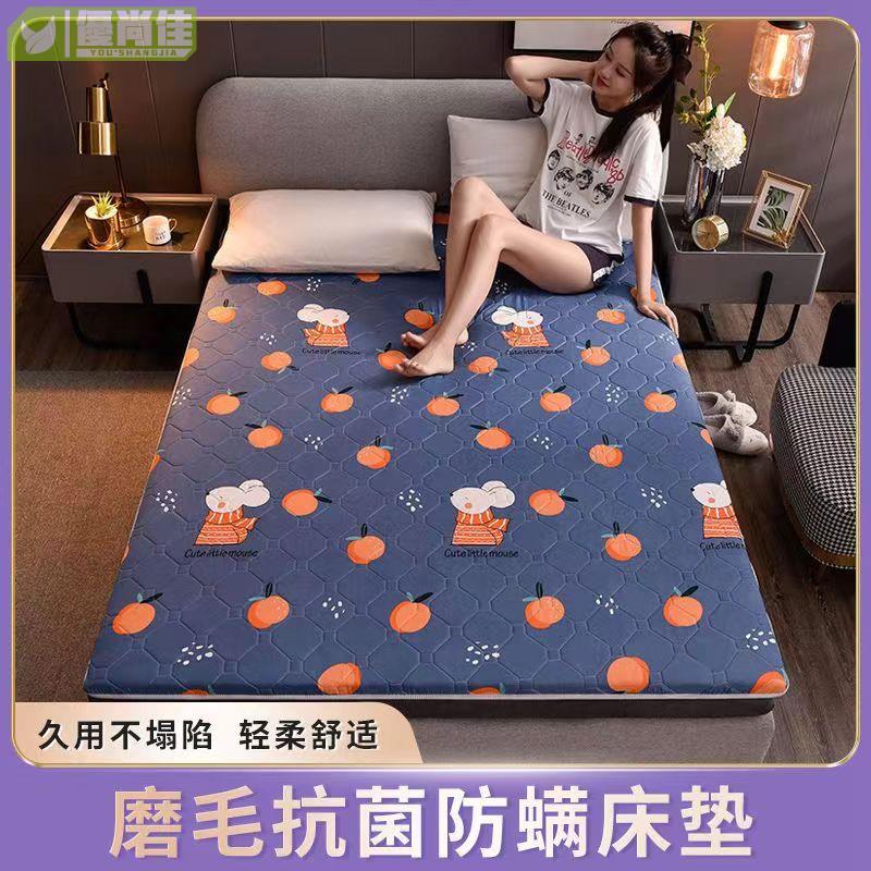 新款 四季款親膚磨毛床墊 日式床墊 學生床墊 加厚羔羊絨床墊 單人床墊 宿舍床墊 軟墊 睡墊 可摺疊記憶墊 薄床