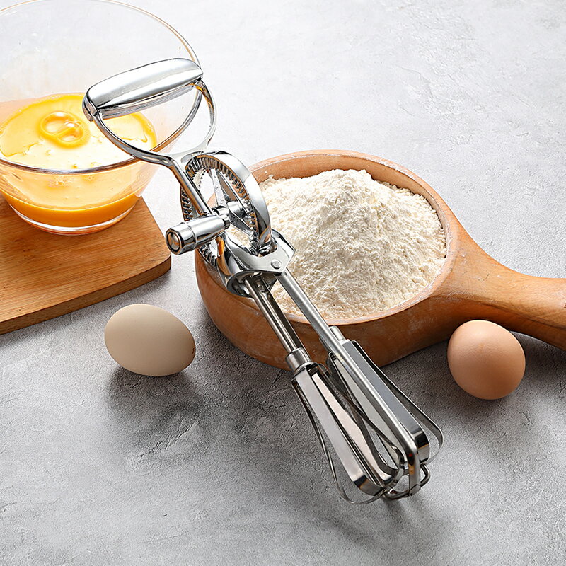 304不銹鋼手動打蛋器打發奶油雞蛋小型攪拌棒家用烘焙工具創意蛋