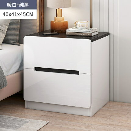 床頭櫃現代簡約家用輕奢簡易臥室床邊小櫃子迷你收納櫃小型置物架」