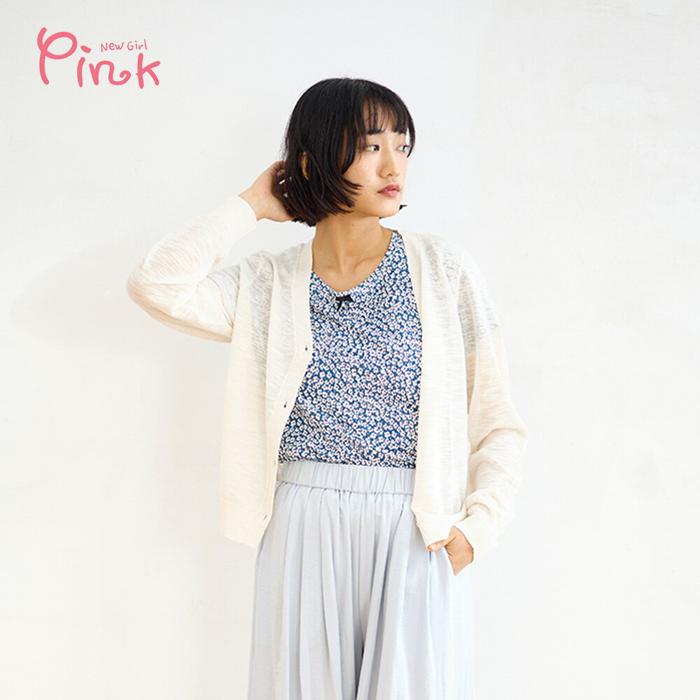 Pink*田園戀曲薄款外套(2色) Y6402BD