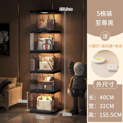 包包置物架 透明展示櫃 公仔展示盒 包包收納神器家用衣櫃存放防塵整理置物架奢侈品存放透明盒展示櫃『xy16989』 | 西柚家居 | 樂天市場 ...