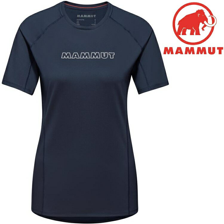 Mammut 長毛象 Selun FL Logo T-Shirt 女款 機能LOGO短袖T恤 1017-05060 5118 海洋藍