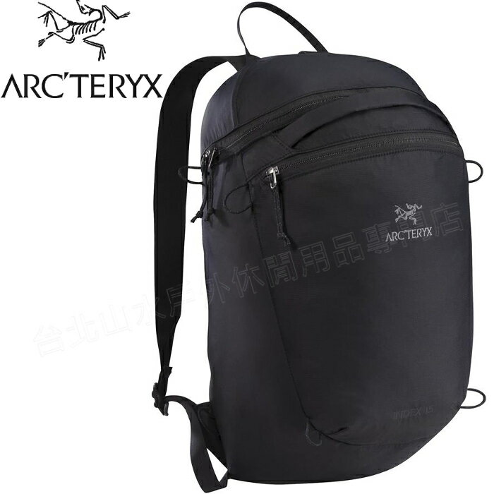 Arcteryx 始祖鳥 Index 15 登山攻頂包/後背包/輕量220g可反收 18283 黑