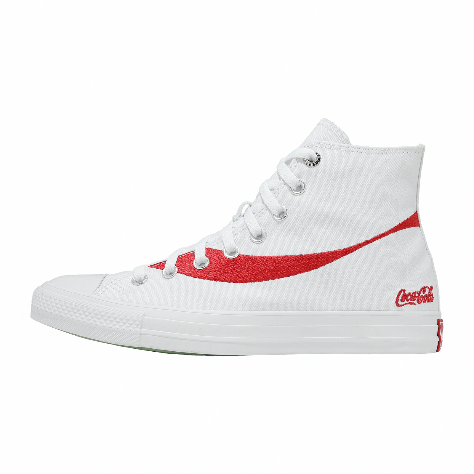 Converse 休閒鞋 All Star HI 男鞋 女鞋 白 紅 可口可樂聯名 帆布鞋 A18434C