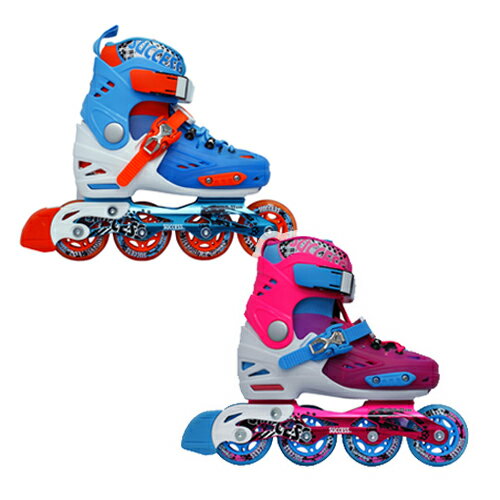 成功鋁合金伸縮兒童平花鞋 直排輪 溜冰鞋(2色)