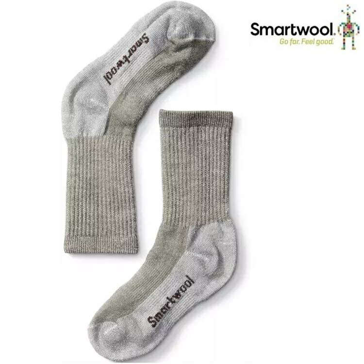 Smartwool 美麗諾羊毛襪/小朋友登山襪/孩童健行中級避震中長襪 SW001211 236灰褐色