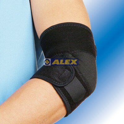 ALEX護肘 護具 竹炭透氣護肘 單隻 德國 羽球 籃球 網球 街舞 運動 專業 H-85護肘【大自在運動休閒精品店】