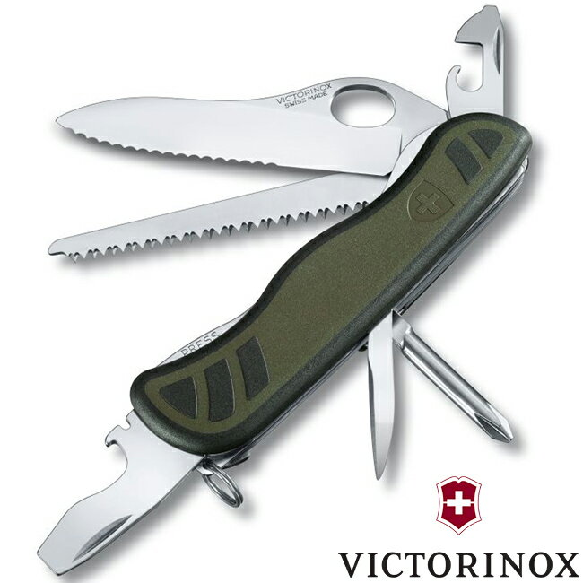 【【蘋果戶外】】victorinox 0.8461MWCH【軍綠 / 10功能 / 111mm】瑞士刀工具組 瑞士維氏不鏽鋼軍刀