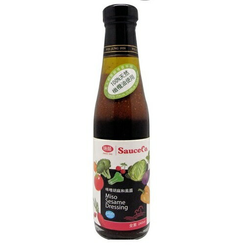 味榮 味噌胡麻和風醬 240ml/瓶