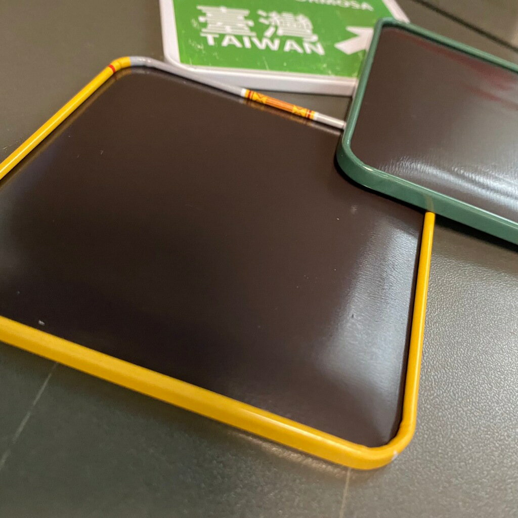 方形磁鐵杯墊 冰箱貼 台灣紀念品 台灣特色 台灣景點 台灣意象 復古台灣 木子創意 TR台灣鐵道 1