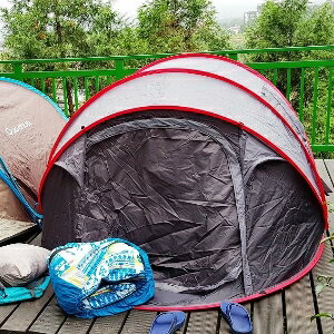 美麗大街【106102404】 2017款韓國野營自動速開帳篷 超大5~6人露營帳篷