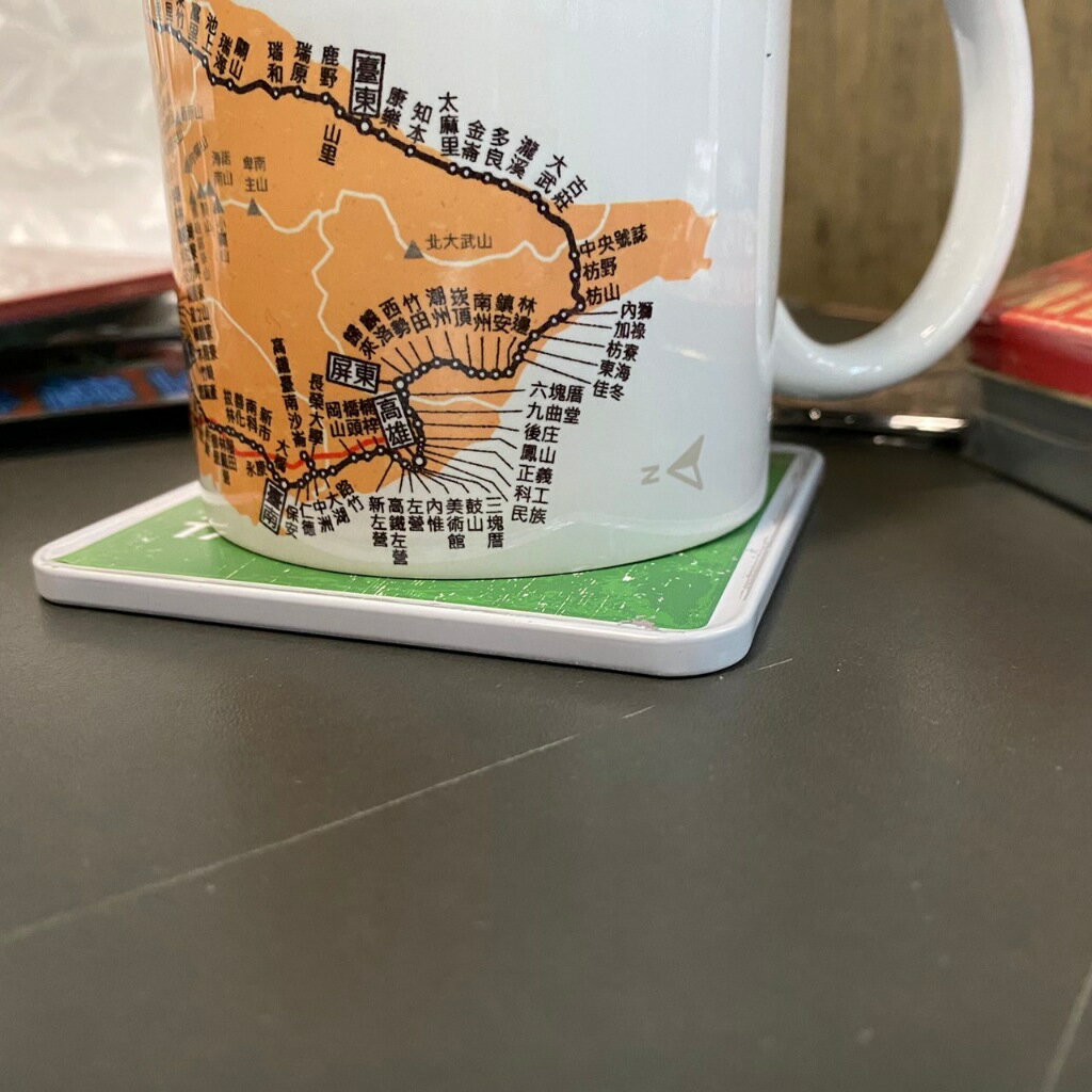 方形磁鐵杯墊 冰箱貼 台灣紀念品 台灣特色 台灣景點 台灣意象 復古台灣 木子創意 TR台灣鐵道 2