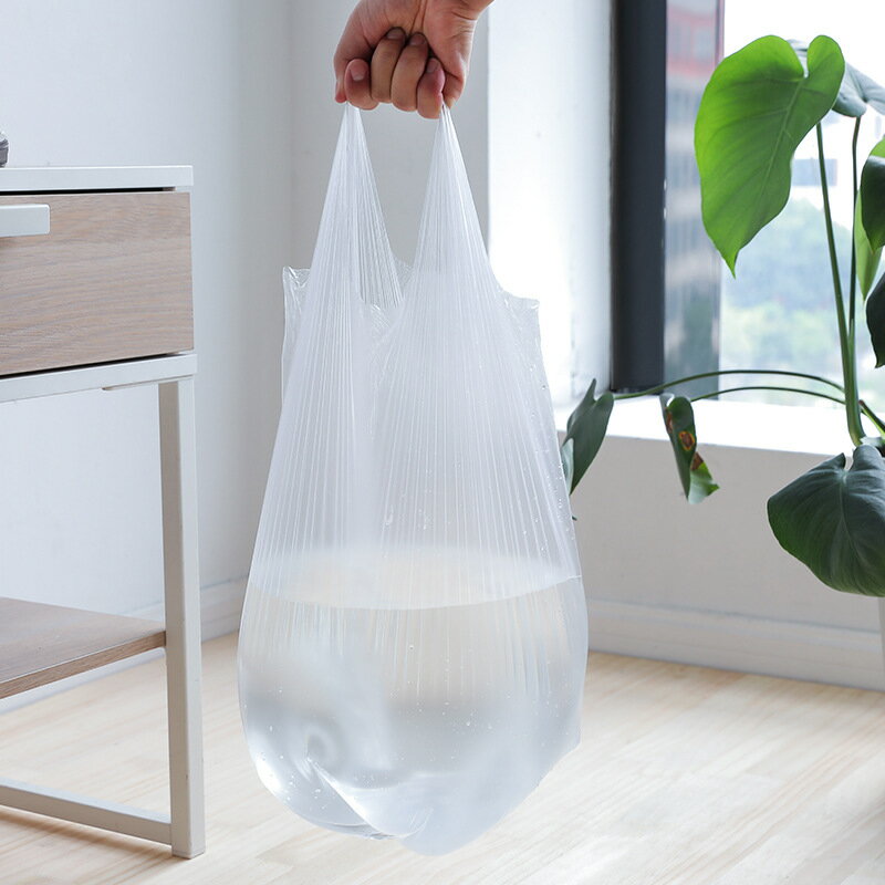 垃圾袋家用加厚清潔垃圾袋一次性白色背心手提式垃圾塑料袋