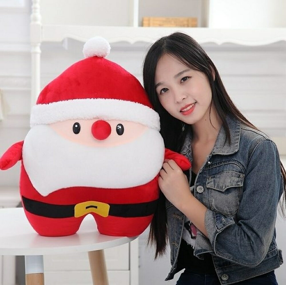 ✤宜家✤可愛創意聖誕老人抱枕 絨毛玩具 聖誕節禮物 (40cm)