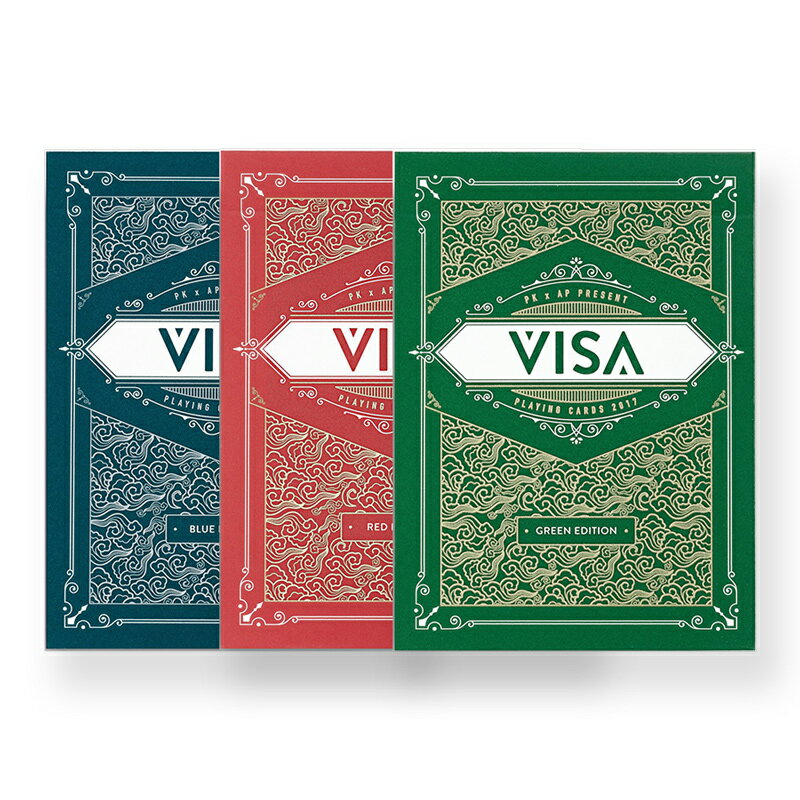 匯奇撲克 Green Visa 綠色版 美國進口收藏花切撲克牌