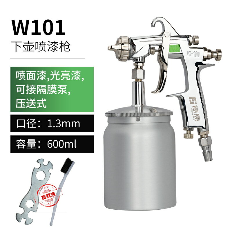 噴漆槍 油漆槍 噴漆槍w71氣動油漆噴槍噴壺霧化汽車噴涂槍涂料噴漆工具神器『XY39533』 4