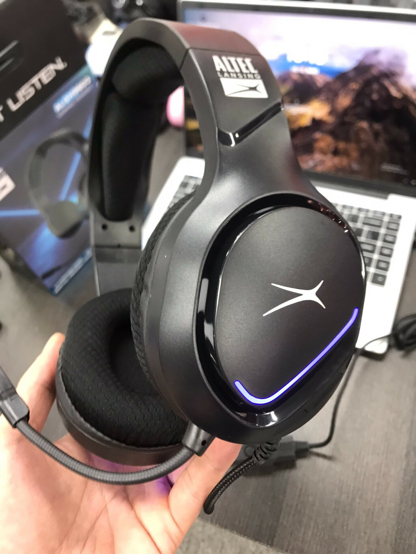 美國奧特藍星 ALGH9603頭戴式耳機有麥語音3.5mm有線遊戲電競商務【北歐家居生活】