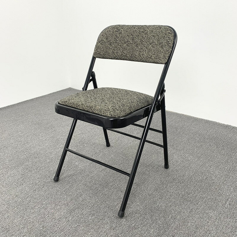 開發票 靠背折疊椅子 家用辦公會議電腦椅 簡約折疊凳子折椅