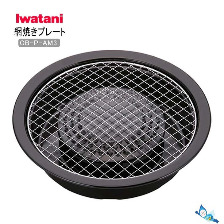 日本【岩谷IWATANI】圓形燒烤盤 烤肉盤 CB-P-AM3
