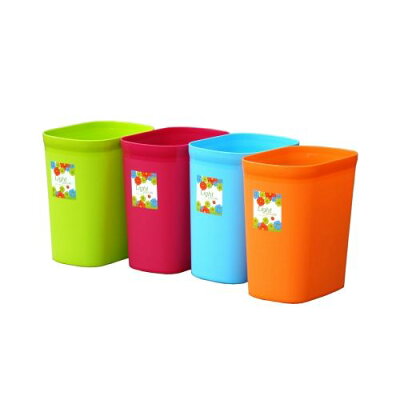 KEYWAY好運花長形中垃圾桶8.5L