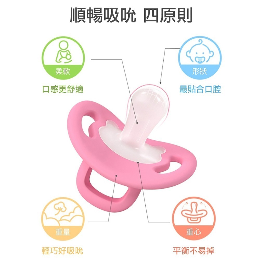 現貨 官方正品 Pigeon 貝親 自然離乳矽膠奶嘴 全矽膠安撫奶嘴 澄石藥局✚實體店面 3