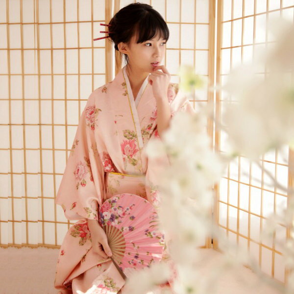 浴衣長款日本傳統和服動漫演出服—聚優購物網