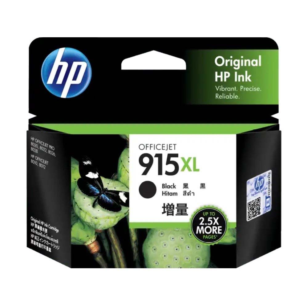 HP 915XL 高列印量黑色原廠墨水匣 3YM22AA 適用 OfficeJet Pro 8020/8025