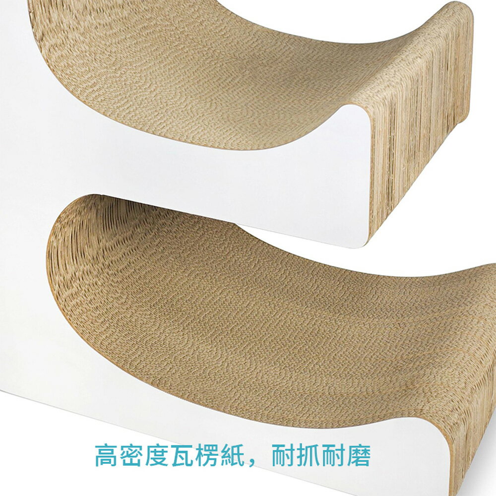 【台灣現貨】E形高端加硬加厚貓抓板 貓抓神器 加強耐用磨爪板 加高加大磨爪面貓窩 貓抓柱貓爬架 4