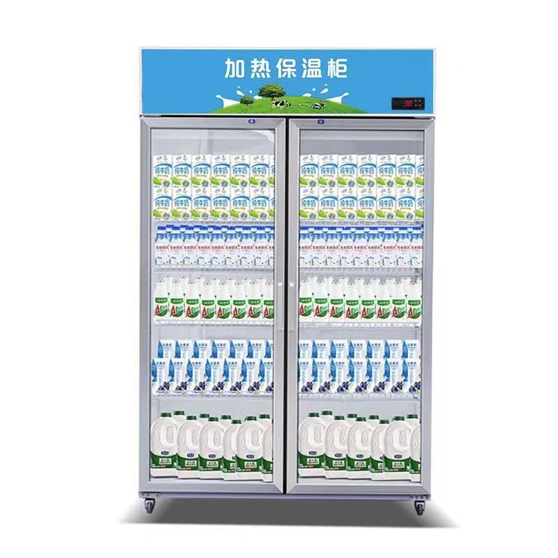 【最低價】【公司貨】加熱立式恒溫展示柜學生奶牛奶食品熟食飲料暖柜保鮮冰箱商用保溫 4