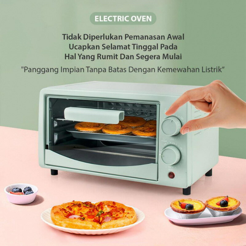 Electric Oven跨境家用烤箱多功能12L迷你小型烘焙電烤箱禮品批發【尚宜家居】