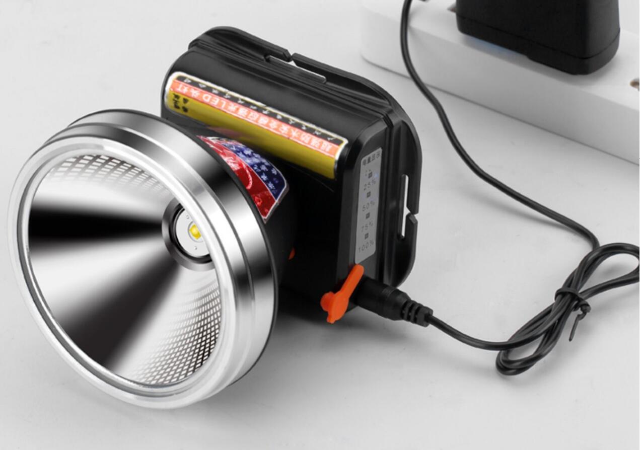 P90強光頭燈充電超亮頭戴式照明礦燈手電筒遠射鋰電戶外超長續航