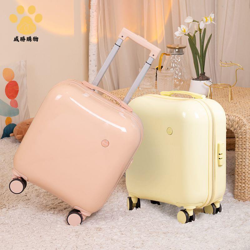 特價出 登機箱 行李箱 拉桿箱 行李箱女小型輕便18寸飛機可帶登機小號20短途旅遊拉桿密碼小箱子 廠家現貨5y8