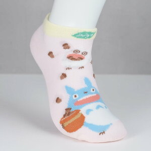 真愛日本 宮崎駿 吉卜力 龍貓 藍白龍貓 橡果 粉 襪子 卡通襪 大人襪 襪 學生襪