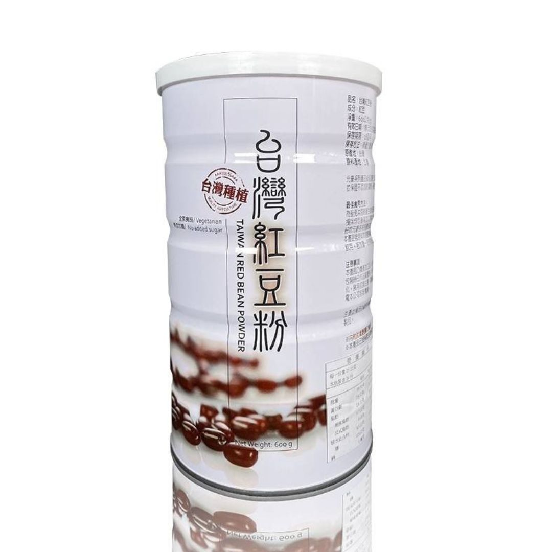 元豪   台灣紅豆粉600公克/罐