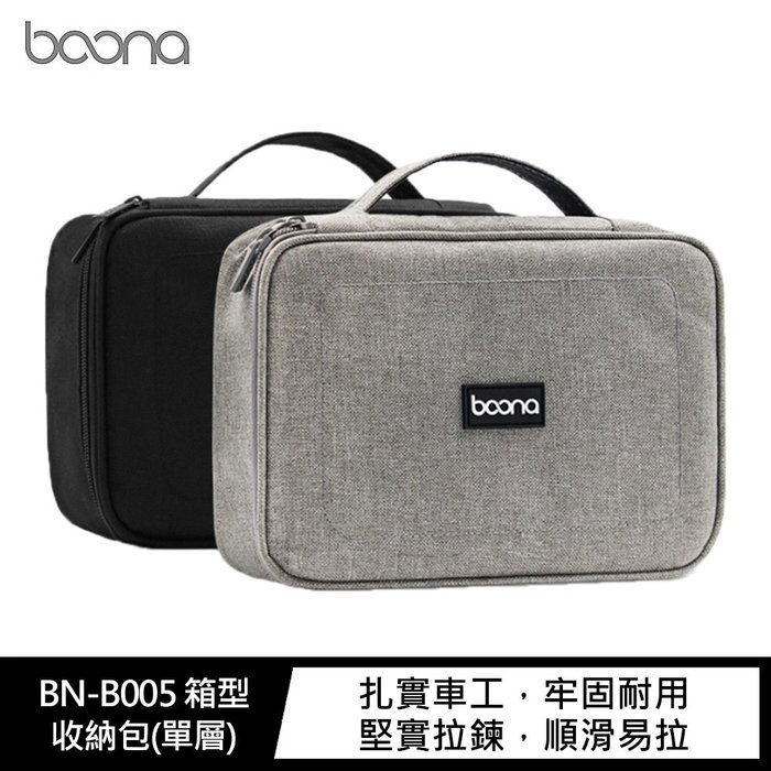 【APP4%點數】baona BN-B005 箱型收納包(單層)