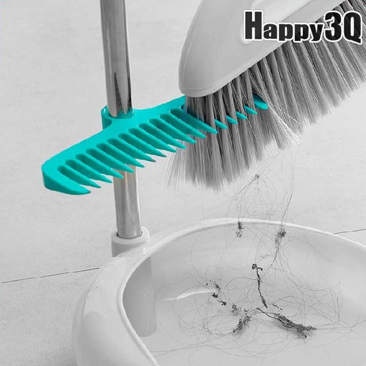掃把梳掃把清汙髒污灰塵頭髮毛髮貓毛狗毛汙掃地神器可固定畚箕【AAA3717】