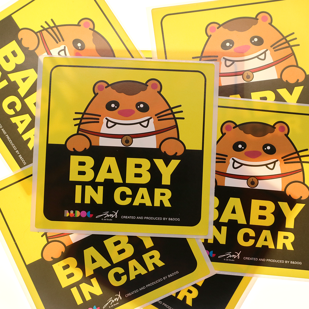 BABY in CAR 車防水貼紙
