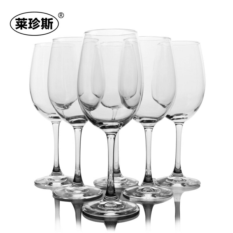 無鉛強化玻璃紅酒杯6只裝葡萄酒杯洋酒杯熱切口紅酒杯