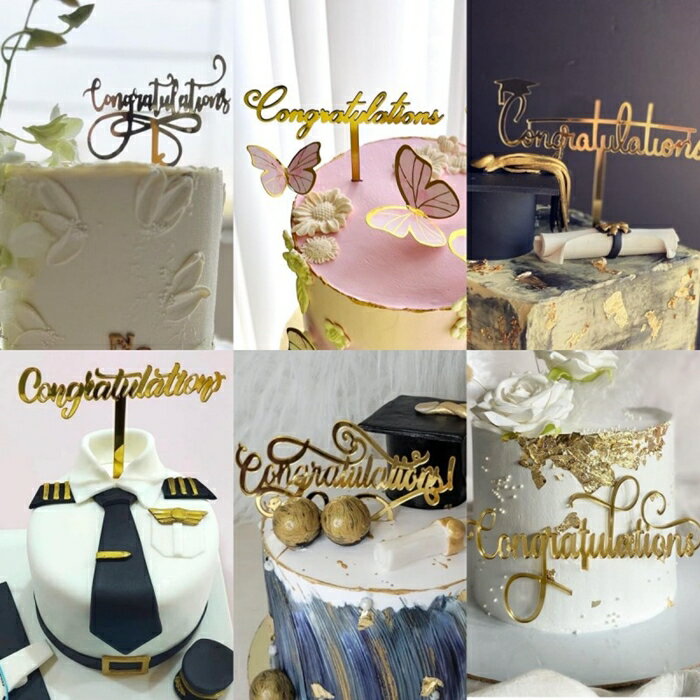 [Hare.D]現貨 畢業 結業 蛋糕 裝飾 完訓慶祝 蛋糕插牌 甜點插牌  大學畢業 蛋糕擺件 0