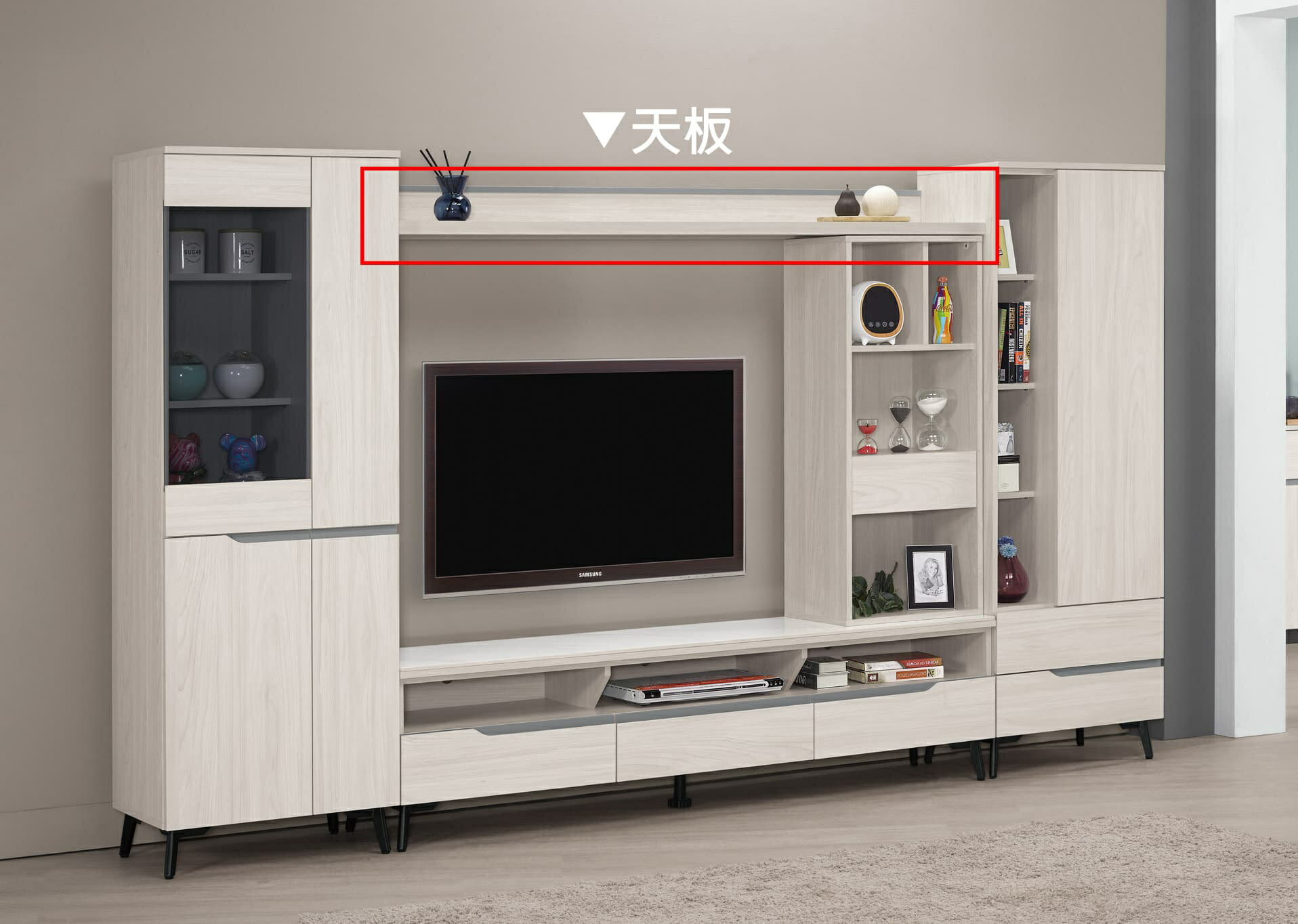 【尚品傢俱】※自運價※ Q-CM-1476-1 羅恩6.6尺天板 / 6尺天板 / 5尺天板 / 4尺天板