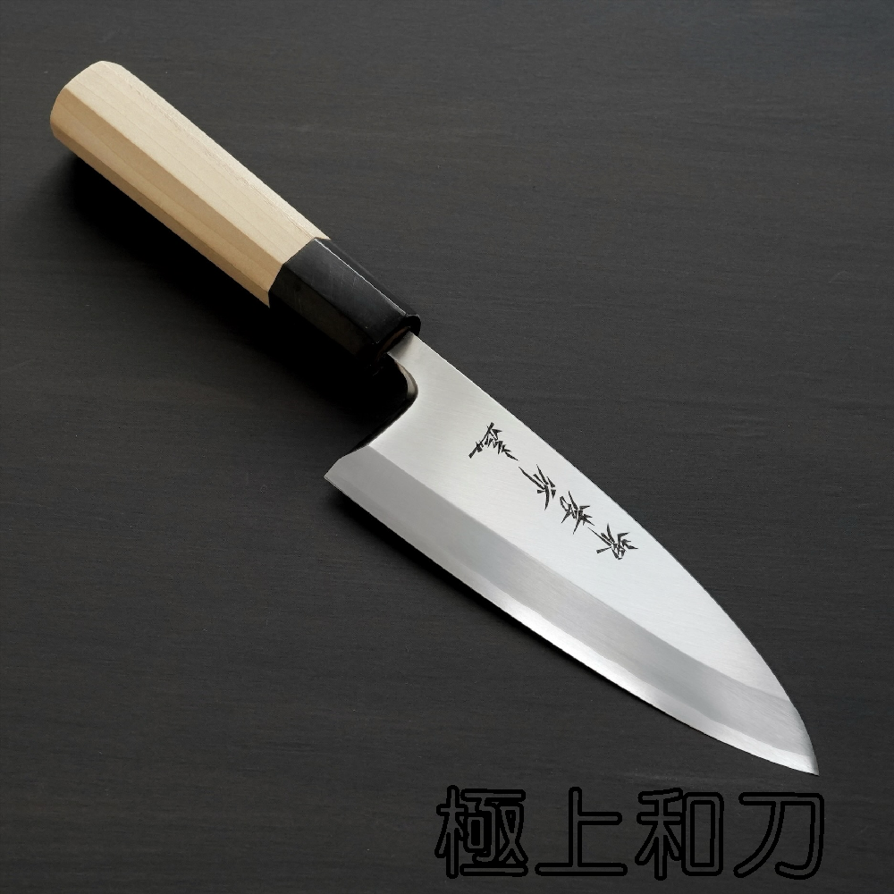 堺孝行 銀三鋼 銀紙3 出刃 魚刀  菜刀 切魚刀 105~165mm 水牛朴木柄 【極上和刀】【日本高品質菜刀】【領券滿額再折千7/31止】