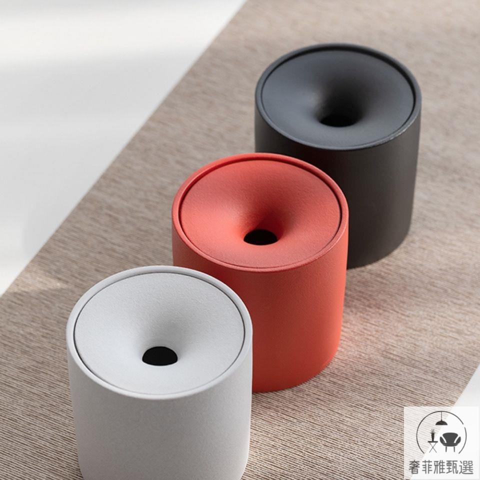 茶具 茶盤 附發票 家用茶渣桶現代陶瓷建水簡約茶水桶桌上茶臺垃圾桶功夫茶具配件 PDD-175快速出貨 公司貨
