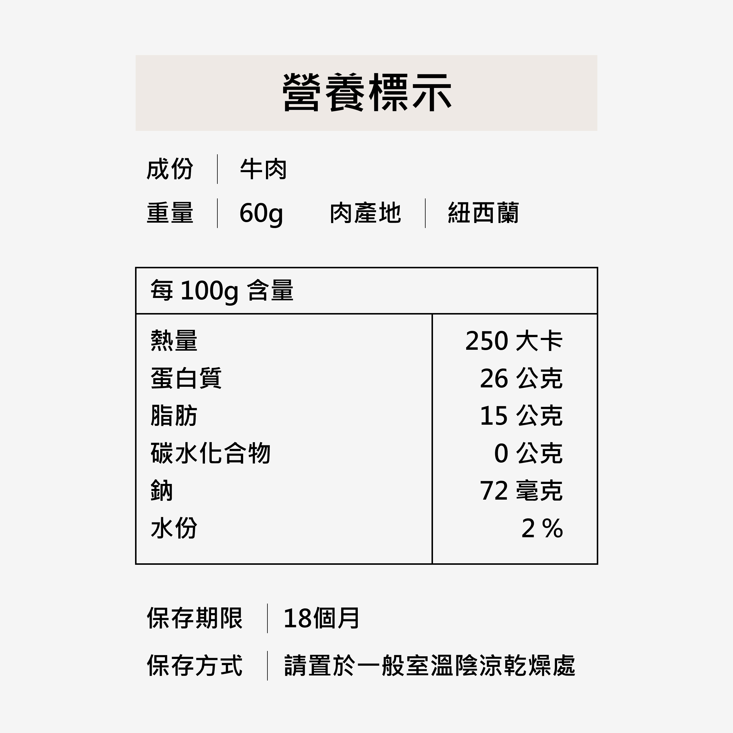 牛肉凍乾粉 60g 貓零食 3