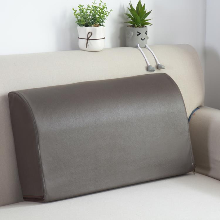 沙發靠背海綿大靠墊三角形腰枕簡約客廳科技布床頭靠枕可拆洗定制