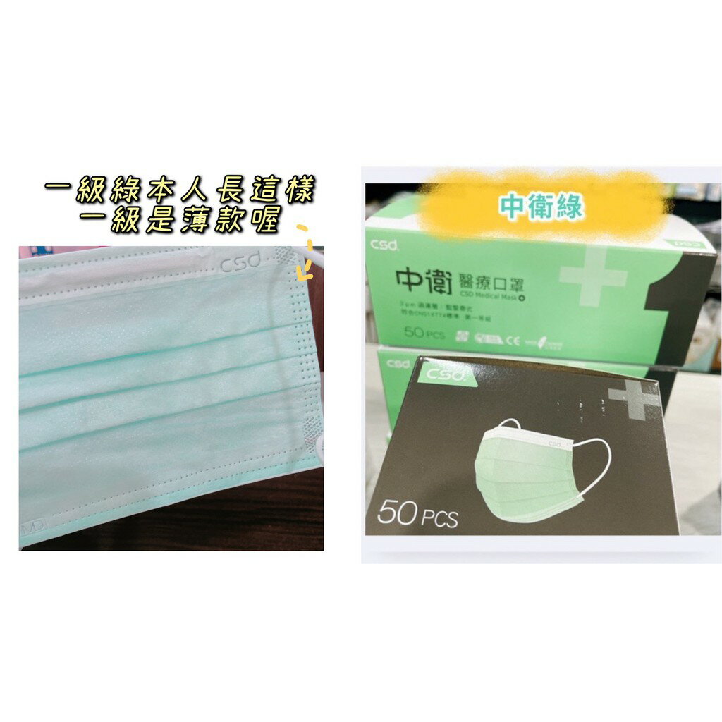 實體藥局✅ 中衛 CSD 新版醫療口罩 雙鋼印 醫療口罩 成人口罩 平面 中衛一級 中衛二級 成人醫療口罩 5