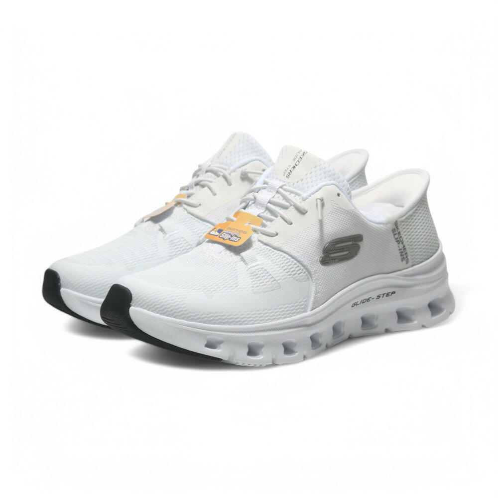 【滿千折百】SKECHERS 休閒鞋 GLIDE-STEP PRO 白色 寬楦 瞬穿 女 150420WWHT