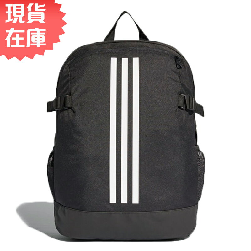 ★現貨在庫★ ADIDAS BP POWER IV M 背包 後背包 三條線 休閒 水壺 黑 白【運動世界】BR5864【APP限定 | 單筆滿666元結帳輸入序號『19Jul50』再折50元❤】